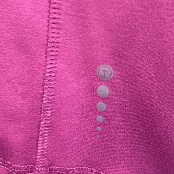 T By Talbots Sun Protection UPF 50 Large Full Zip Jacket Stretch Pink Pockets - Picture 10 of 13